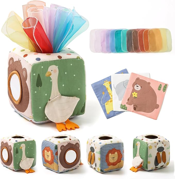 The image of Taf toys tissue box .Perfect for. babies and toddlers