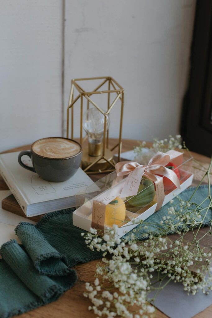 Make your mother's day box magical by putting book tags,scented canted and everything inside that makes your mother happy.